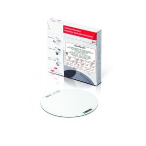 Copy plast plader 1,0 x 125 mm rund klar