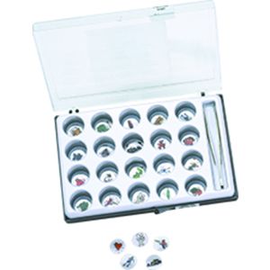 Novel designs sortiment med 20 forskellige designs. 200 stk.