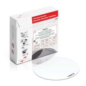 Duran plader 1,5 x 125 mm rund klar 10 stk.