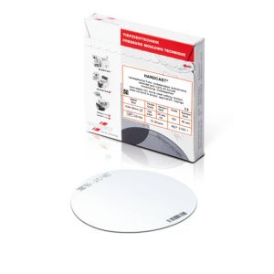 Hardcast plader 0,4 x 125 mm rund opaque